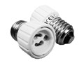 Adapter E27 / GU10 - redukce pro halogenky s paticí GU10 / E27