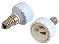 Adapter GU10 / E14 - redukce pro žárovky s paticí E14 / GU10