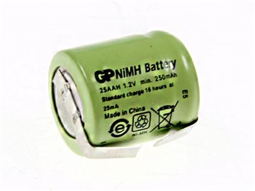 Akumulátor  1.2V / 250mAh    AVEX  25AAH1AX