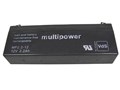 Akumulátor  12V / 2.2Ah olověný - Multipower MP2,2-12