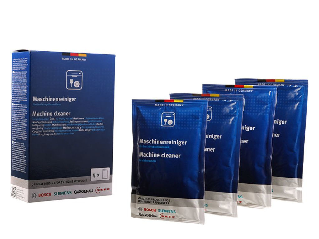 Čistící přípravek pro myčky nádobí Bosch / Siemens 00312478, 4 ks