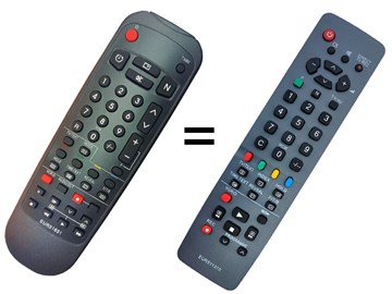 EUR511310 Dálkový ovladač PANASONIC náhradní