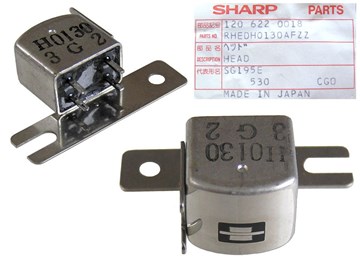 Hlava stereo 160 ohm VGH0421-008, kazetové magnetofony