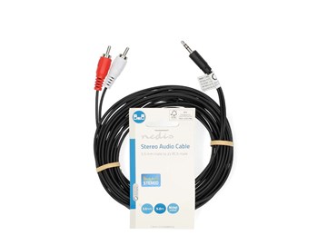 Kabel 3.5mm jack / 2xCINCH  5m