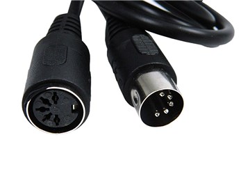 Kabel DIN / DIN (samice/samec) 2.5m  tzv.pětikolík