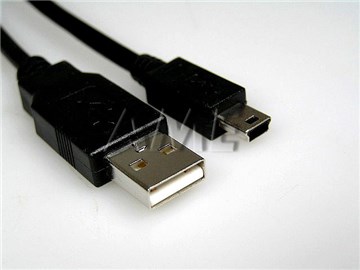 Kabel PC USB - typ A / mini USB 5 pin  3m