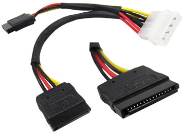 Kabel PC napájecí k HDD SATA (Serial ATA) - rozdvojka  PremiumCord 