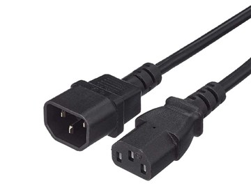 Kabel PC napájecí síťový 1.8m prodlužovačka