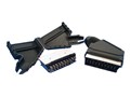Konektor SCART samec 21 pinů na kabel