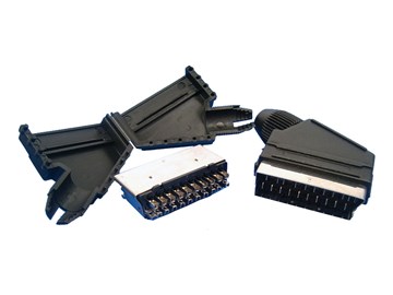 Konektor SCART samec 21 pinů na kabel