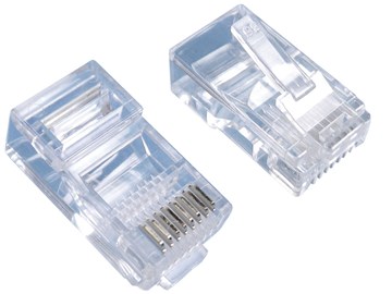 Konektor modulární 8p8c (RJ45) na drát