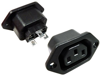 Konektor napájecí   IEC 60320 AC - C13 (F) 10A