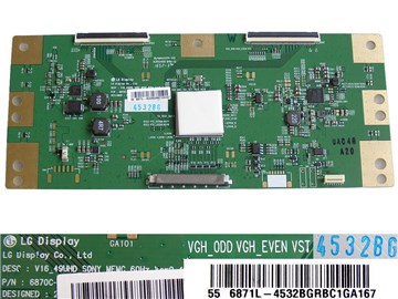 LCD držák CCFL trubic pravý 18 lamp invertor BOARD VIT7105380 