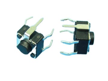 Mikrotlačítko 6 x 6mm - 1.5mm vysoké + zemnící vývod PTS645