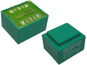 transformátor síťový do plošného spoje  230 / 12V - 4VA