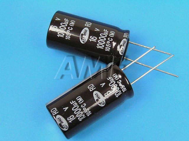 10000uF/16V - 105°C Samwha RD   kondenzátor elektrolytický