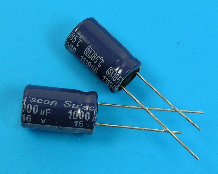 1000uF/16V - 85°C Suscon SL   kondenzátor elektrolytický