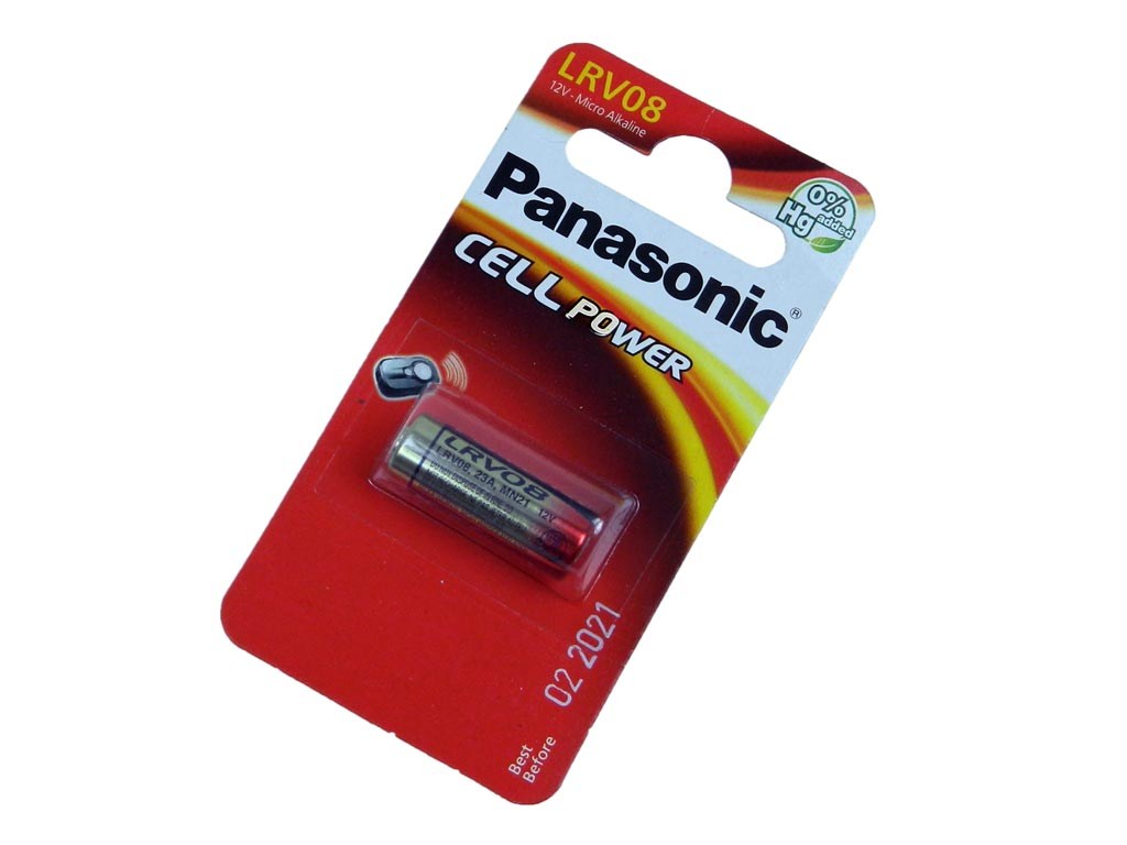 12V Baterie Panasonic LRV08L/1BP   LR23A / 8LR23 / MN21 / A23S / GP23 / V23GA