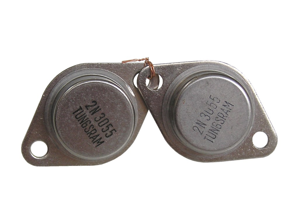 2N3055 +  2N3055 Tungsram  pár pro NF výkonové zesilovače
