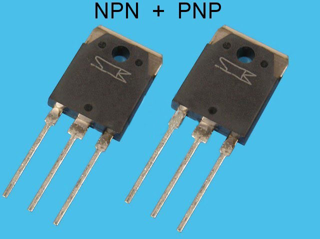 2SC3284 + 2SA1303   pár pro NF výkonové zesilovače