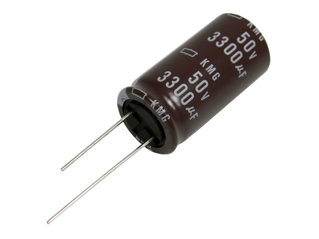 3300uF/50V - 105°C Nippon  KMG kondenzátor elektrolytický