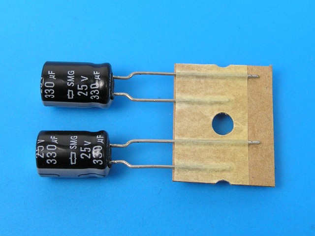 330uF/25V - 85°C Nippon SMG   kondenzátor elektrolytický