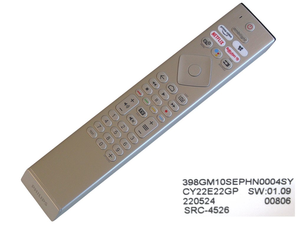 398GM10SEPHN0004SY Dálkový ovladač Philips originální SRC-4526 / 996592201019