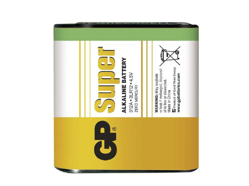 4.5V 3LR12 Baterie GP Super alkalická