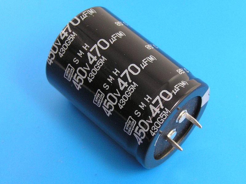 470uF/450V - 85°C Nippon SMH kondenzátor elektrolytický