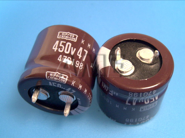 47uF/400V - 105°C Nippon KMM kondenzátor elektrolytický