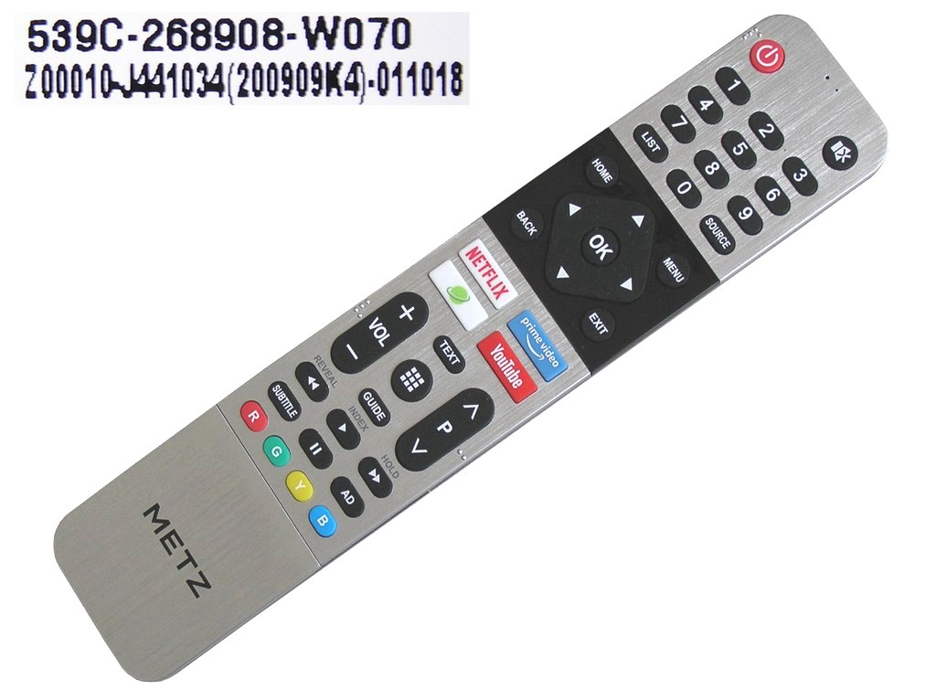 55MUC5000 Dálkový ovladač Metz originální 539C-268908-W070