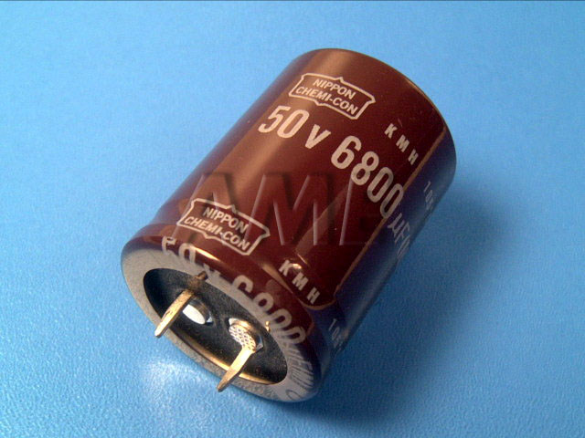 6800uF/50V - 105°C Nippon KMH   kondenzátor elektrolytický