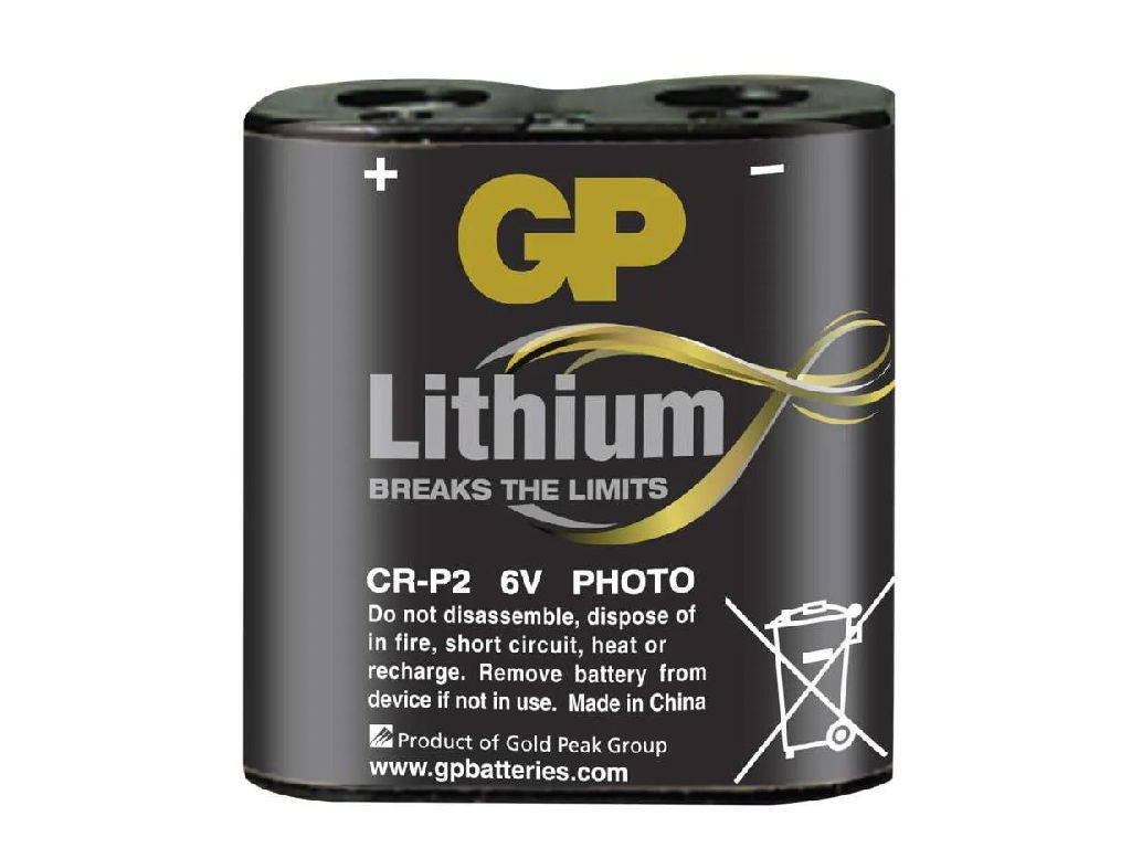 6V Baterie GP CR-P2 litiová