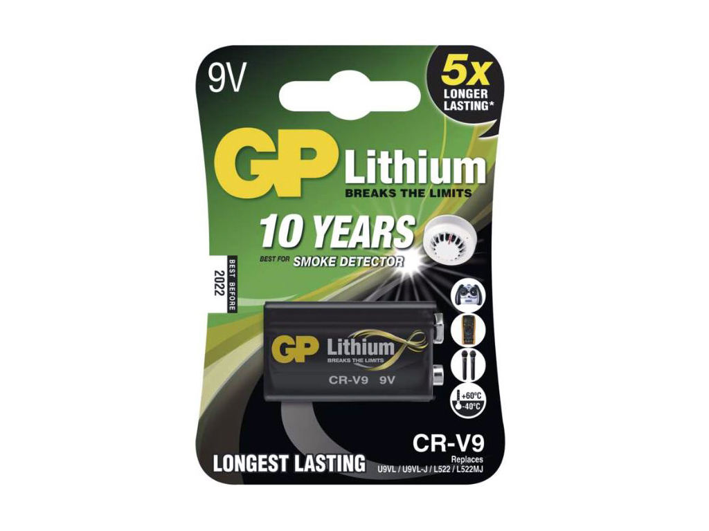 9V Baterie GP CR-V9 Lithium