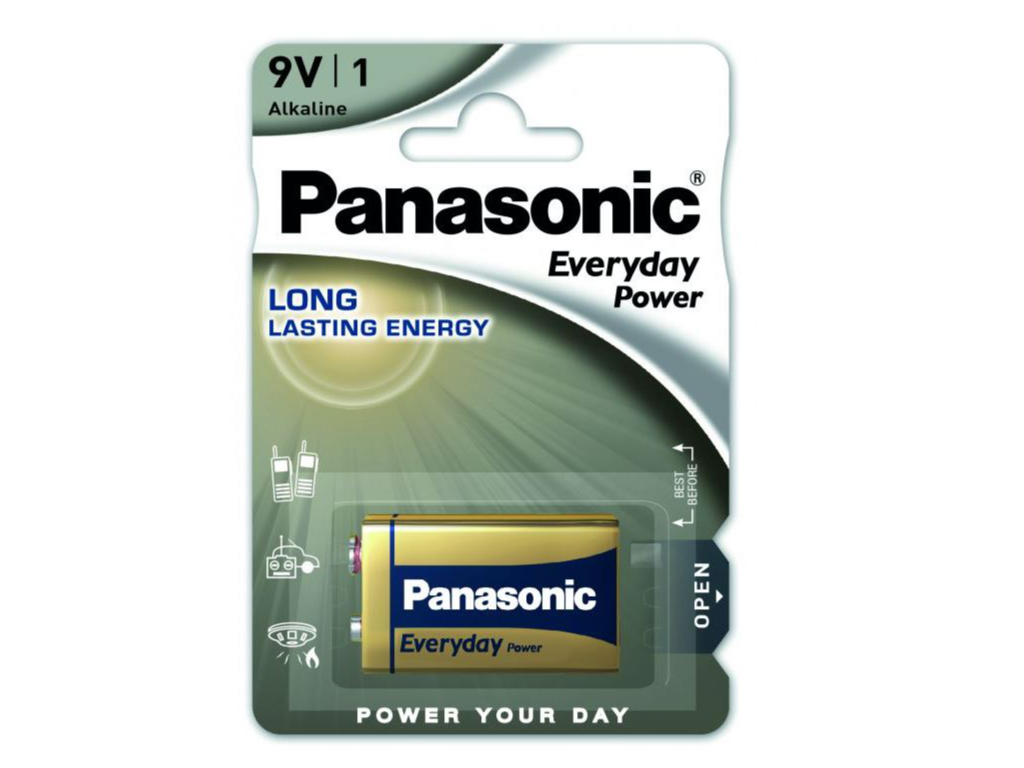 9V Baterie Panasonic Everyday Power Alkaline 6LR61EPS/1BP