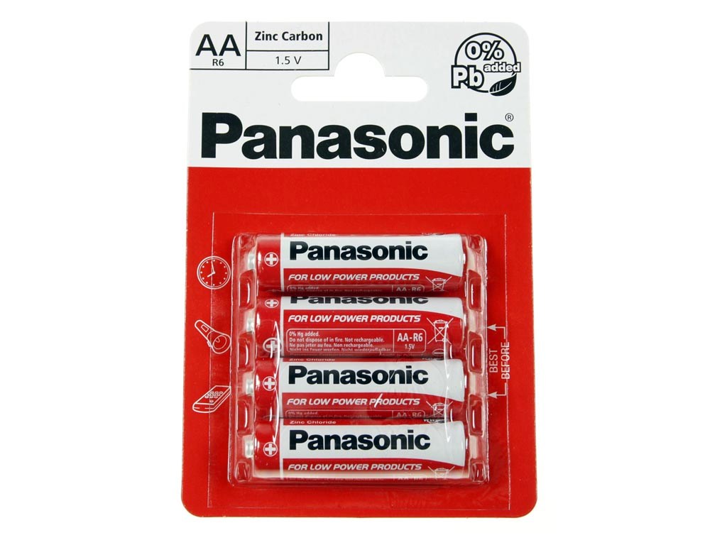 AA Baterie Panasonic LR06 balení R6RZ/4BP 4ks