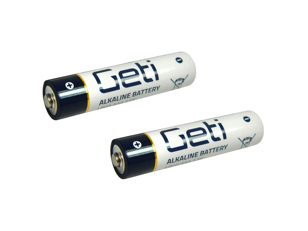 AAA Baterie Geti Alkaline LR03 balení 2ks