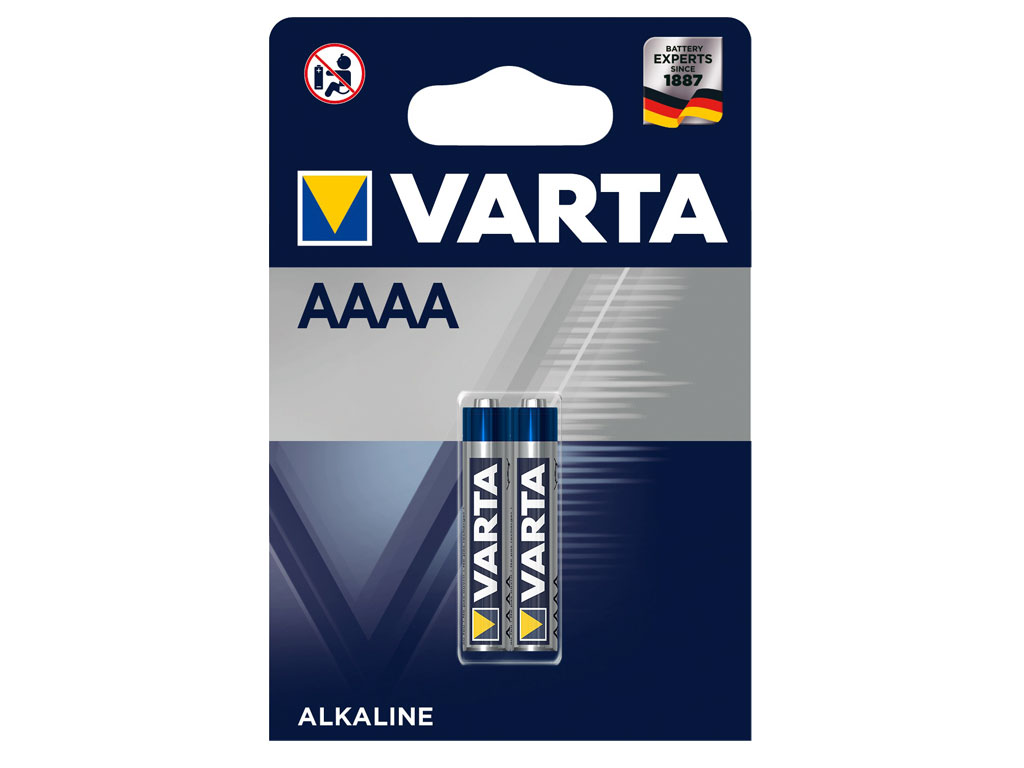 AAAA Baterie VARTA ALKALINE LR61 4061 LR8D425 mini balení 2ks