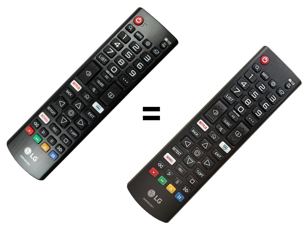 AKB75675301 = AKB75675311 Dálkový ovladač LG originální