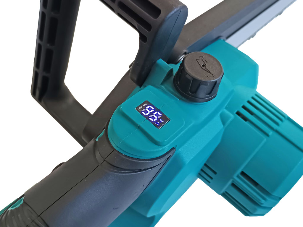 Aku ruční řeťezová pila Gisam 10", lišta 25cm, bezkartáčový motor 550W, automatické mazání řetězu 