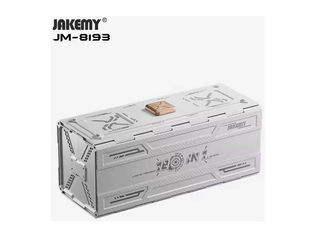 Aku šroubovák Jakemy JM-8193, inteligentní precizní elektrický šroubovák + sada bitů, sada nářadí 