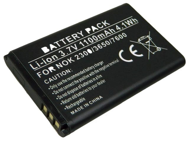 Akumulátor 3,6V / 1100mAh  Li-Ion BL-5C, BL5C náhradní
