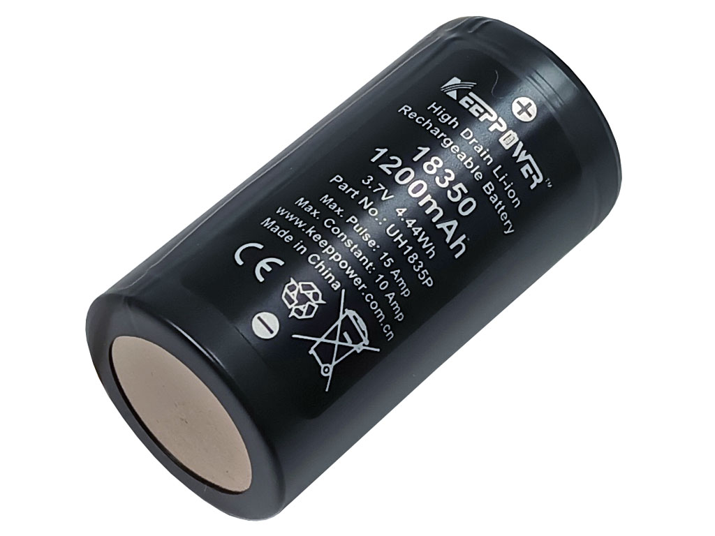 Akumulátor 3,6V / 1200mAh Keeppower IMR18350