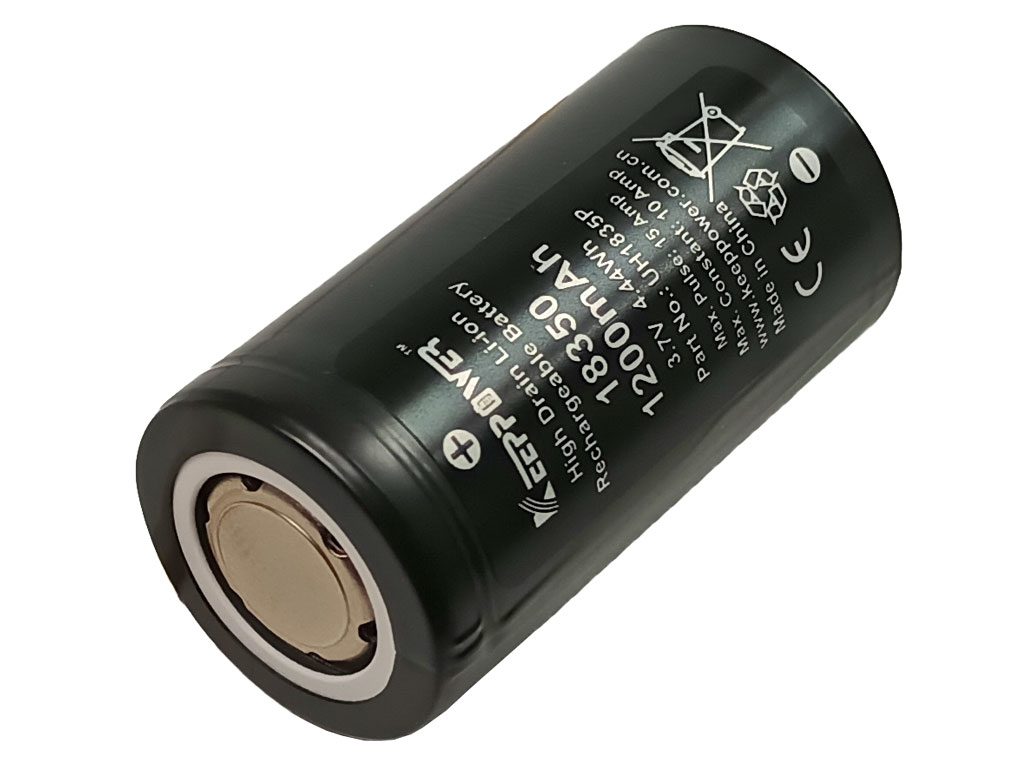Akumulátor 3,6V / 1200mAh Keeppower IMR18350