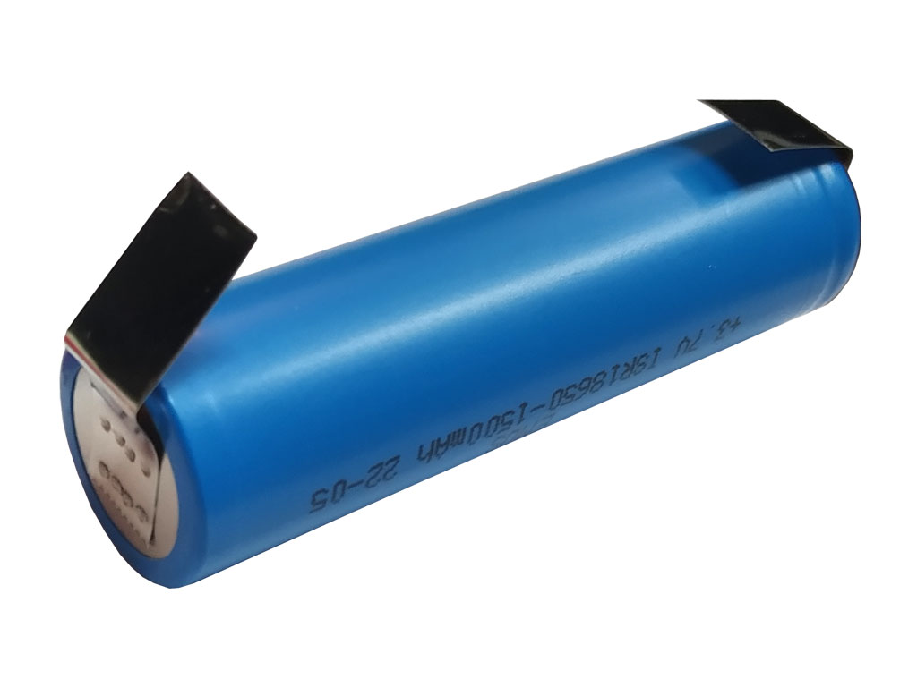 Akumulátor 3,6V / 1500mAh EMOS ISR18650, s pájecími vývody "U"