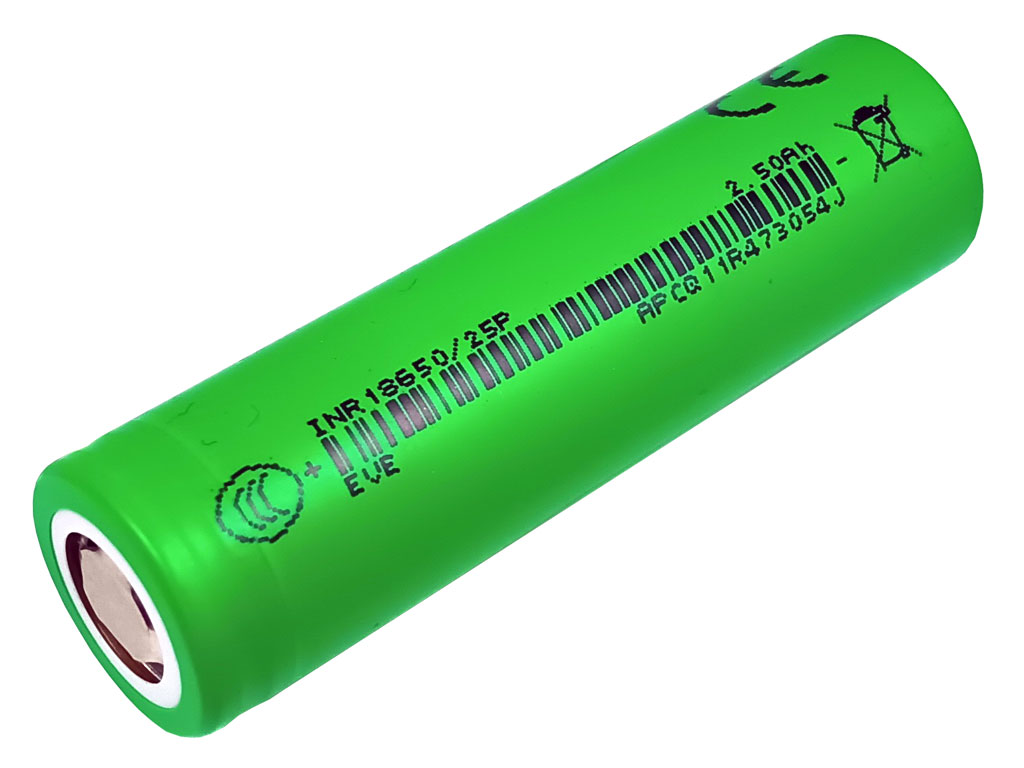 Akumulátor 3,6V / 2500mAh EVE INR18650-25P