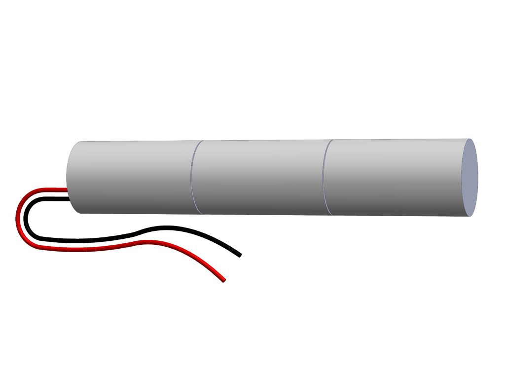 Akumulátor - nouzová světla 3,6V/ 4500mAh D kabel bez konektoru