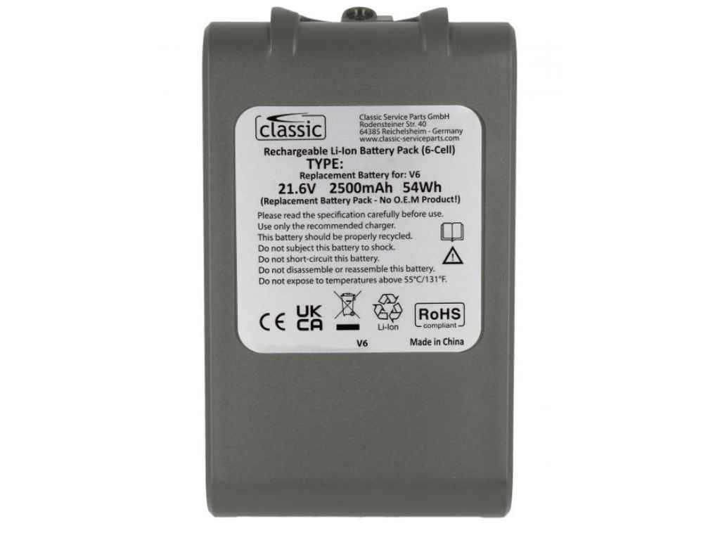 Akumulátor vysavače 21,6V 2500mAh, 967810-21 DYSON, náhrada
