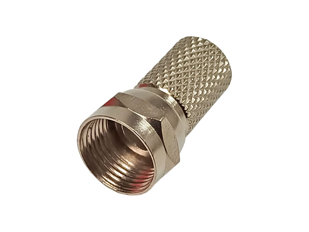 Anténní F konektor kabelový 6.6mm přímý