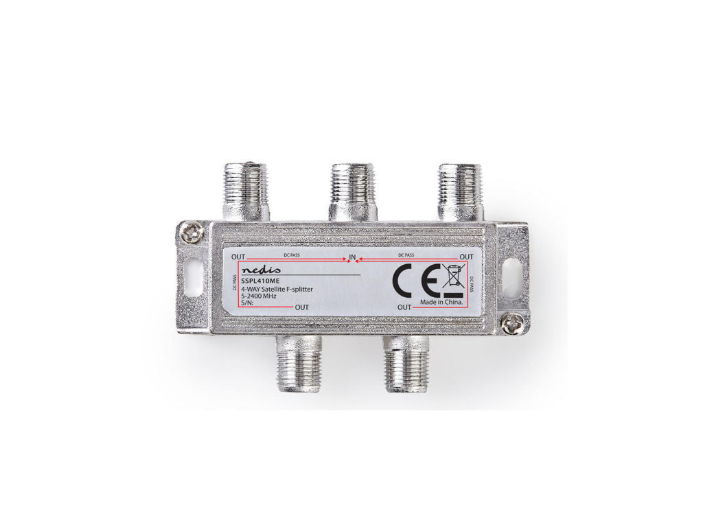 Anténní rozbočovač satelitní 4 výstupy SSPL410ME Nedis